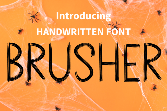 Brusher Font - Featured Image