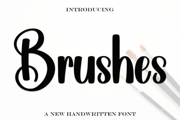 Brushes Font - Featured Image