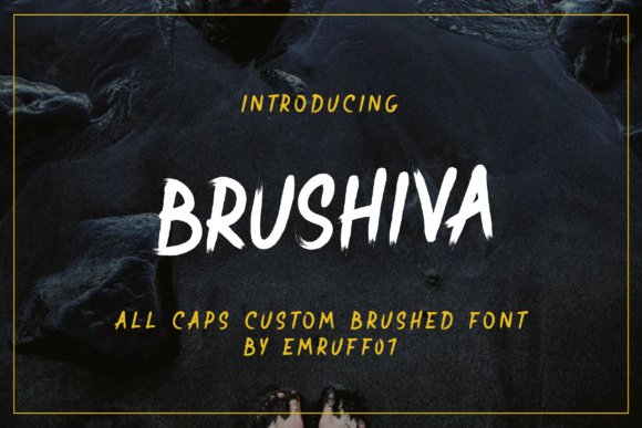 Brushiva Font - Featured Image