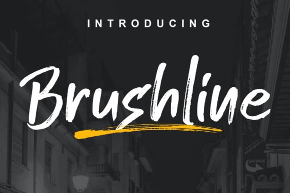 Brushline Font - Featured Image