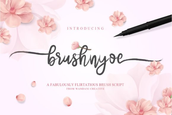 Brushnyoe Font - Featured Image