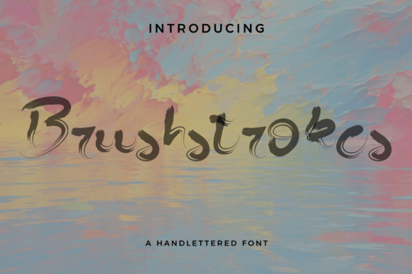 Brushstrokes Font - Featured Image