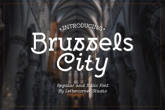 Brussels City Font - Featured Image