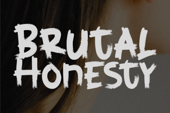 Brutal Honesty Font - Featured Image