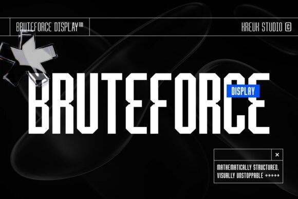 Bruteforce Display Font - Featured Image