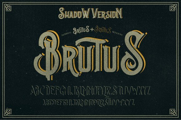 Brutus Font - Featured Image