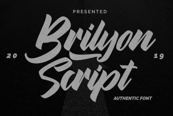 Brylion Script Font - Featured Image