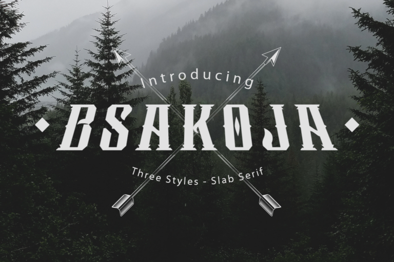 Bsakoja Font - Featured Image