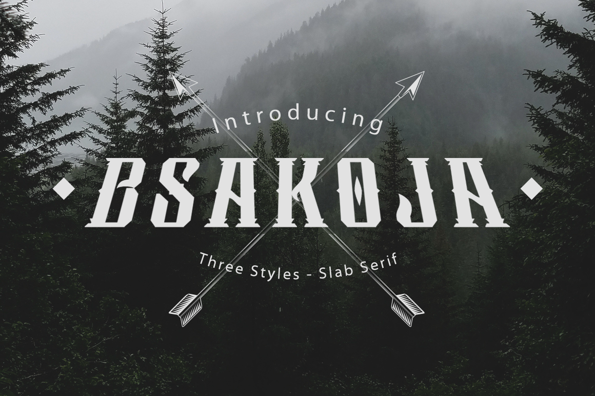 Bsakoja Font - Featured Image