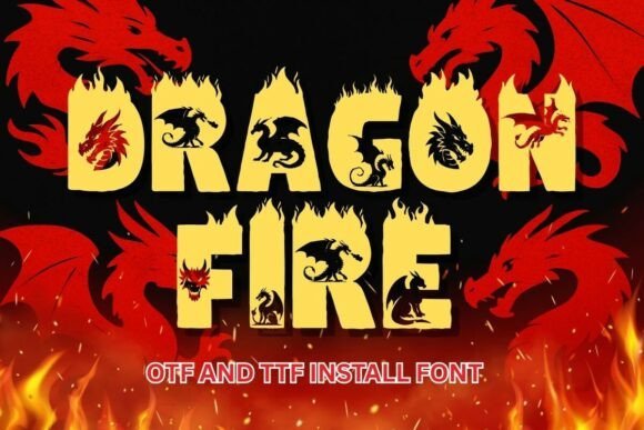 Btzdragonfire Font - Featured Image