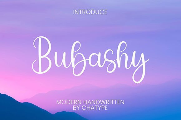 Bubashy Font - Featured Image