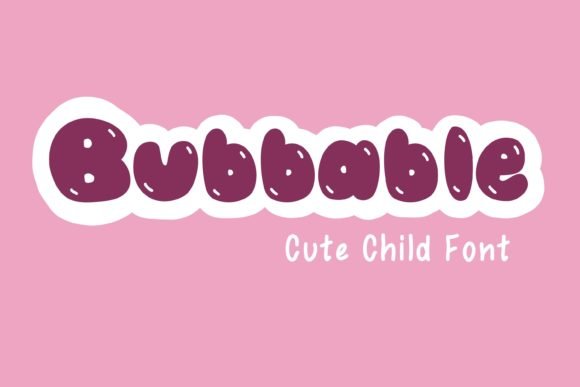 Bubbable Font - Featured Image