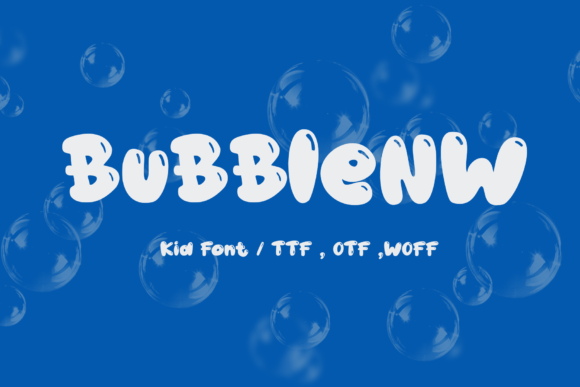 BubbleNW Font - Featured Image