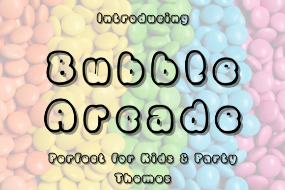 Bubble Arcade Font - Featured Image