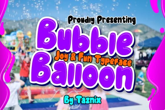 Bubble Balloon Font - Featured Image
