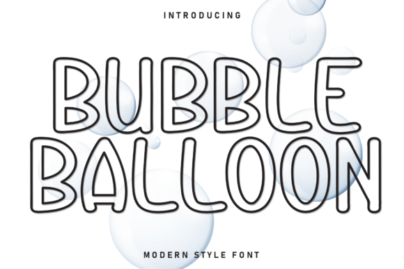 Bubble Balloon Font - Featured Image
