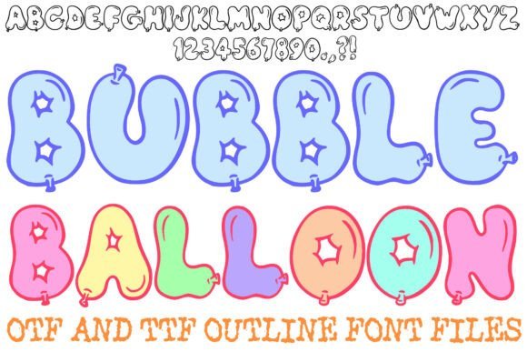 Bubble Balloon Font - Featured Image