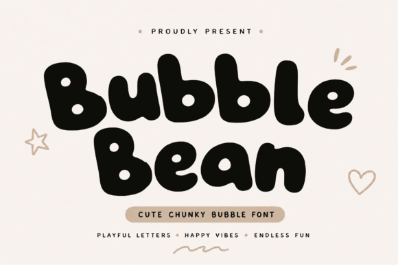Bubble Bean Font - Featured Image