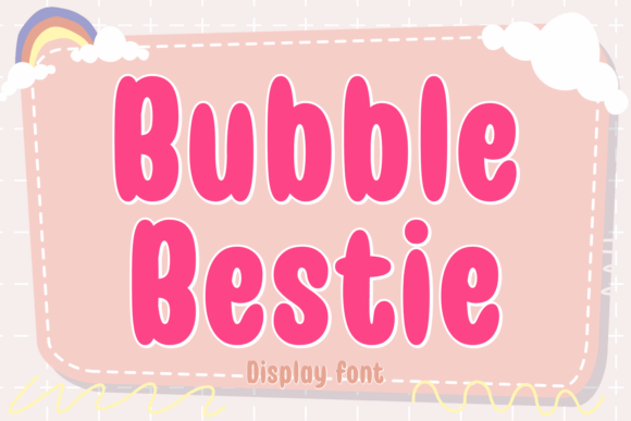 Bubble Bestie Font - Featured Image