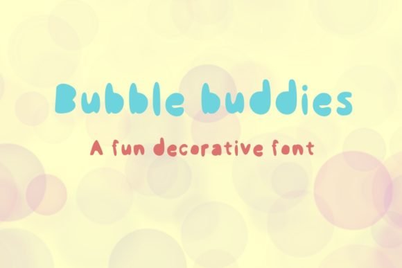 Bubble Buddies Font - Featured Image