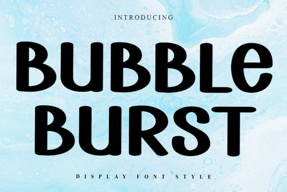 Bubble Burst Font - Featured Image