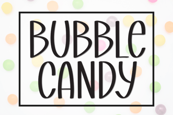 Bubble Candy Font - Featured Image