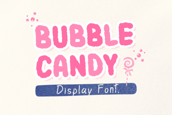 Bubble Candy Font - Featured Image