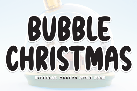 Bubble Christmas Font - Featured Image
