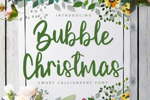 Bubble Christmas Font - Featured Image