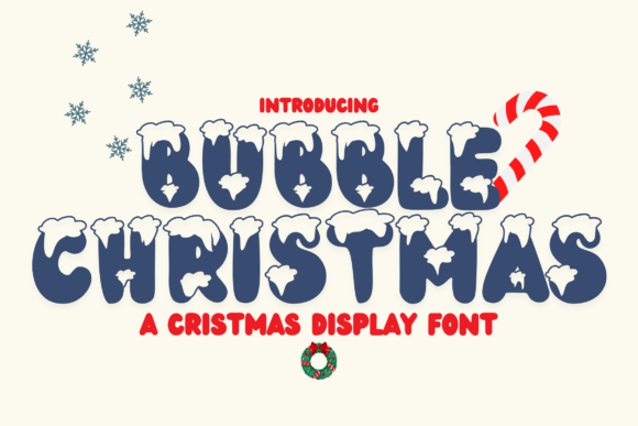 Bubble Christmas Font - Featured Image