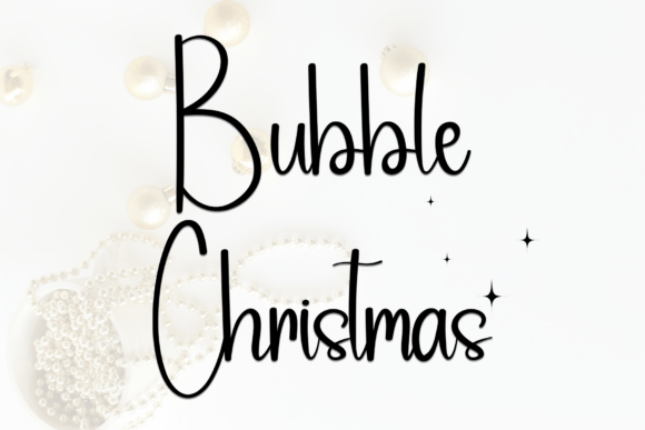 Bubble Christmas Font - Featured Image
