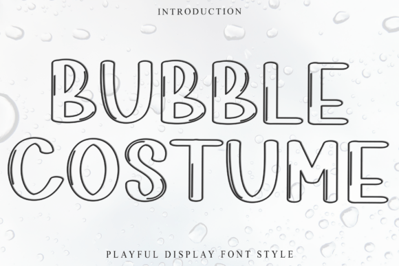 Bubble Costum Font - Featured Image