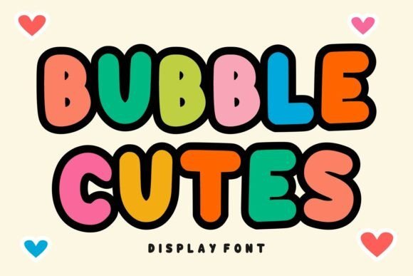 Bubble Cutes Font - Featured Image