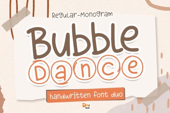 Bubble Dance Font - Featured Image