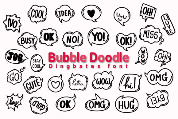 Bubble Doodle Font - Featured Image