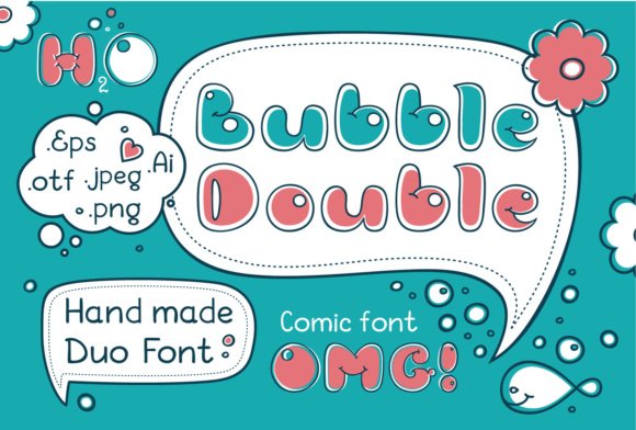 Bubble Double Duo Font - Featured Image