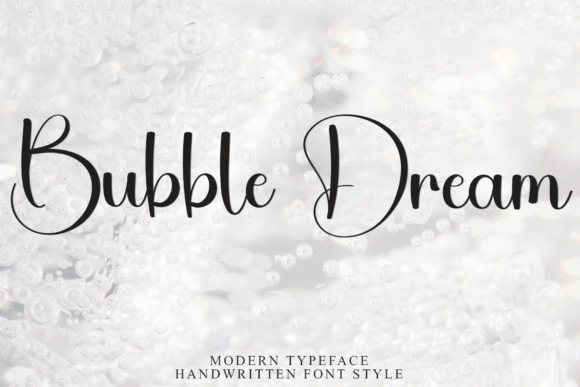Bubble Dream Font - Featured Image