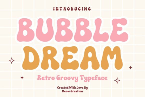 Bubble Dream Font - Featured Image