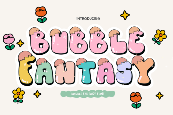 Bubble Fantasy Font - Featured Image