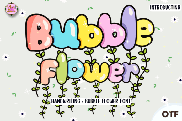 Bubble Flowers Font - Featured Image