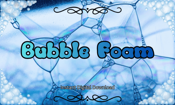 Bubble Foam Font - Featured Image