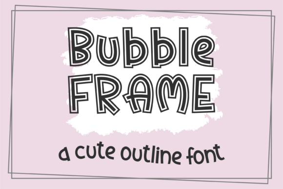 Bubble Frame Font - Featured Image