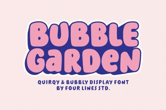 Bubble Garden Font - Featured Image