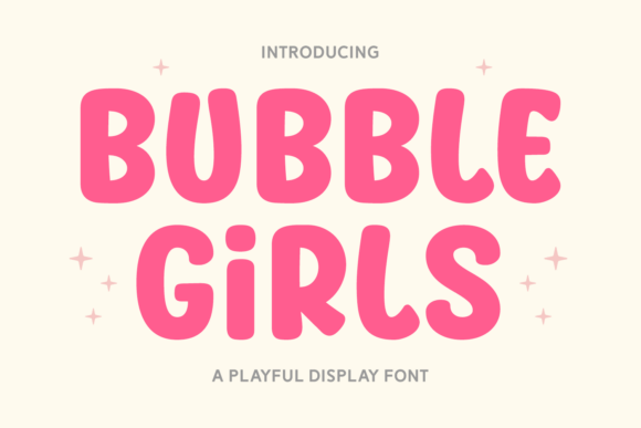 Bubble Girls Font - Featured Image