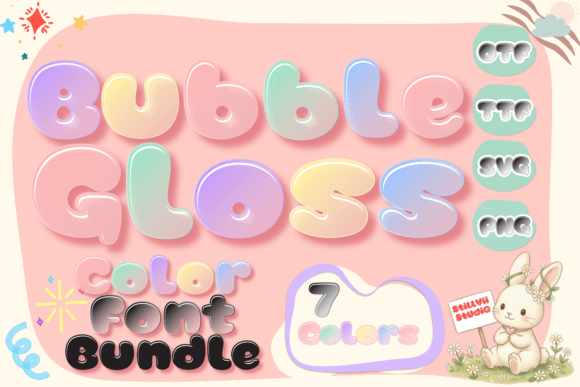 Bubble Gloss Font - Featured Image