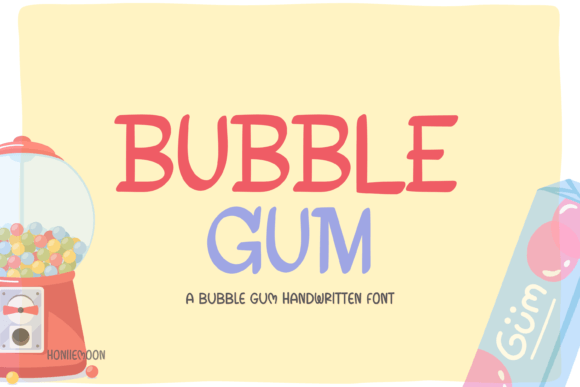 Bubble Gum Font - Featured Image