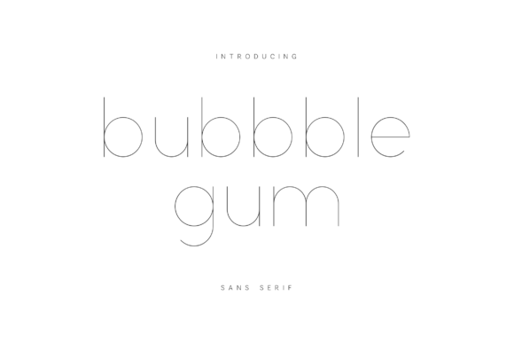 Bubble Gum Font - Featured Image