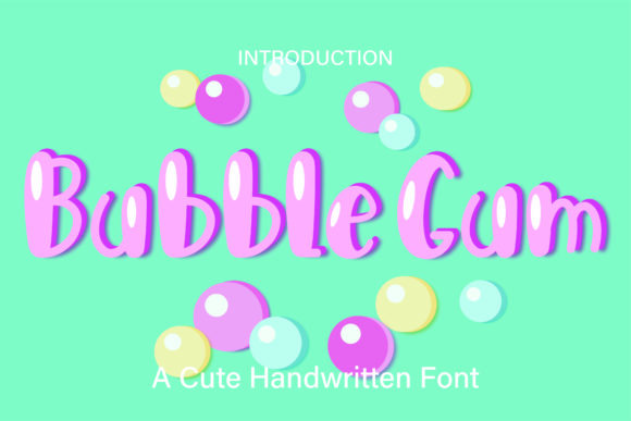 Bubble Gum Font - Featured Image