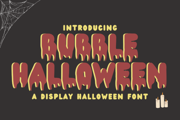 Bubble Halloween Font - Featured Image