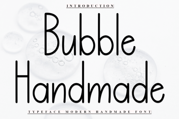 Bubble Handmade Font - Featured Image